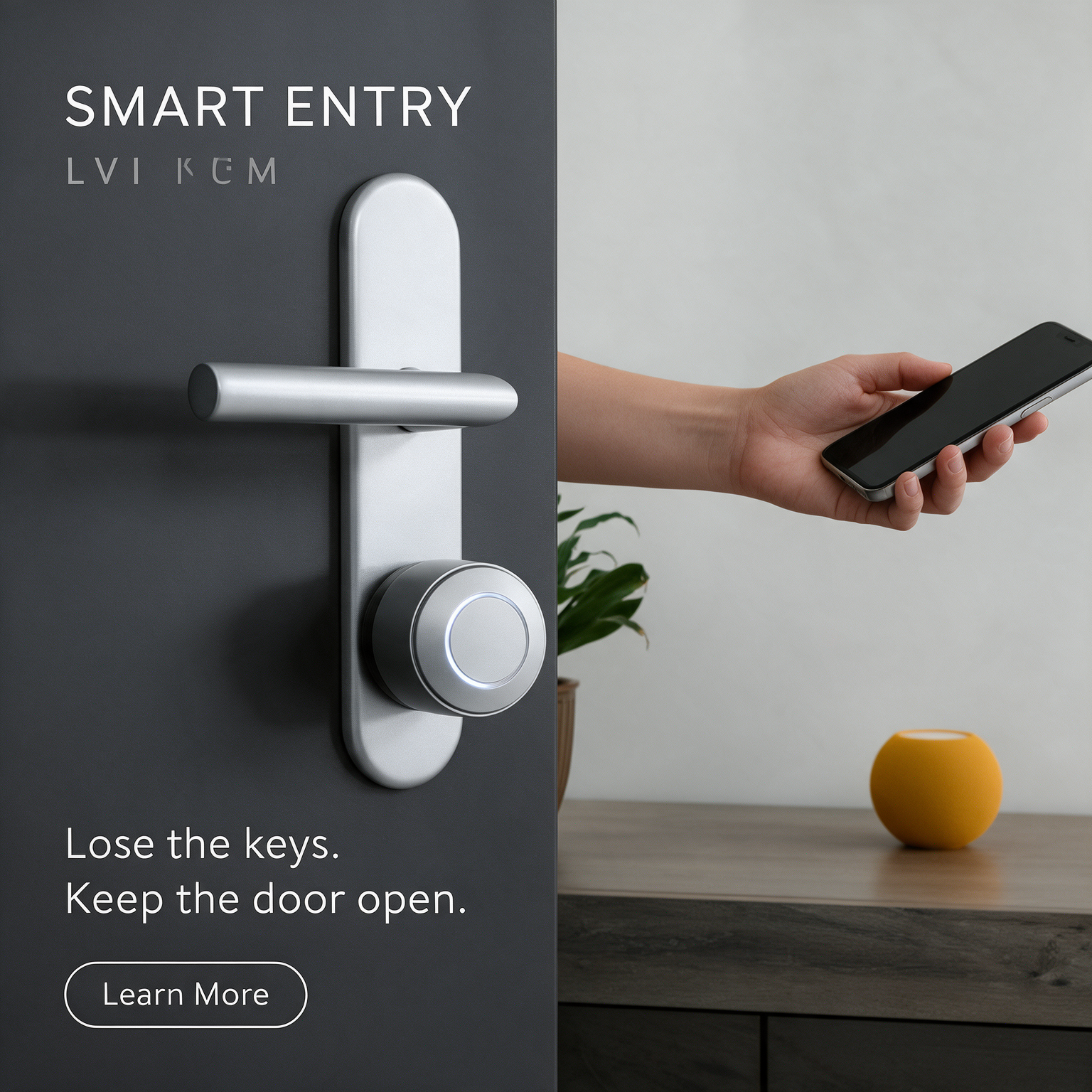 Smart Entry – Lose the Keys Phone Unlock Lifestyle