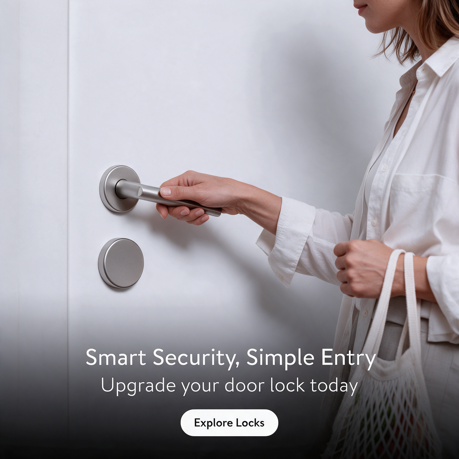 Smart Security, Simple Entry – Lifestyle Smart Lock Ad